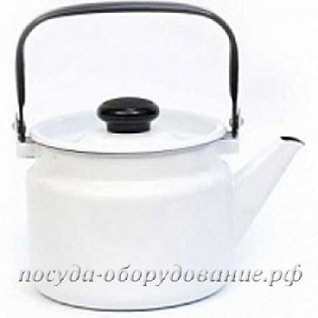 Чайник эмалированный 2л, д16см, h12см, цилиндрическая форма  42704-102