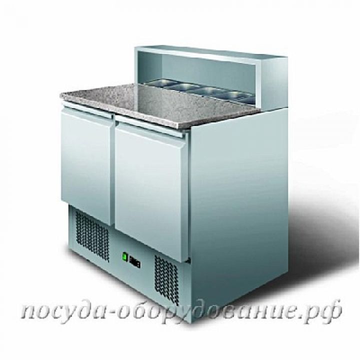 Холодильный рабочий стол для пиццы GASTRORAG PS900 SEC +2...+10 260л 900x700x1075мм