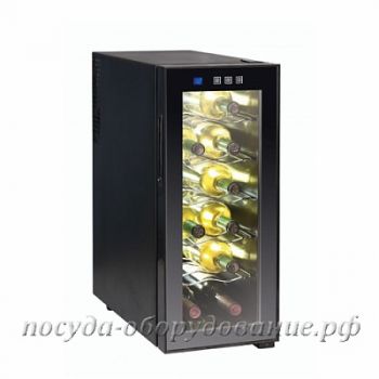 Холодильный шкаф-витрина для вина термоэлектрич. GASTRORAG JC-33C 33л 252x545x593