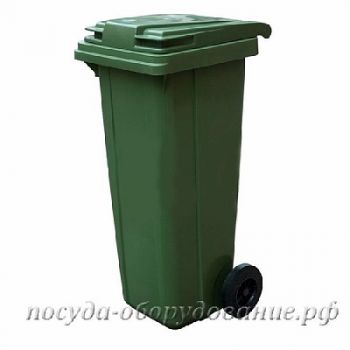 Контейнер для мусора 140л зеленый МКТ-140