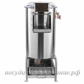 Машина картофелеочистительная кухонная МКК-150-01 с подставкой и мезгосборником, 150 кг/ч, 10 кг, вр
