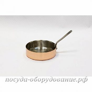 Сковорода для подачи 12*3,5 см нерж. с медным напылением (SP12SHC) /1/
