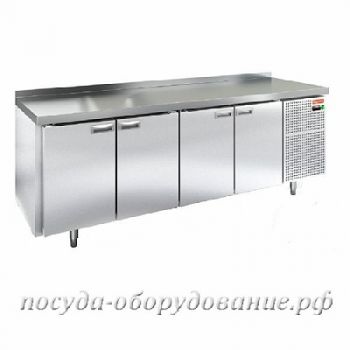 Стол холодильный с полимерным покрытием (RAL 7004) -2...+10 С HICOLD SN 1111/TN W 2280х600х850 мм