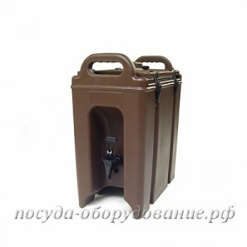 Термоконтейнер для напитков GASTRORAG JW-DRS9.5L 9,4л с краном п/э коричневый 420x230x470мм