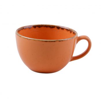 Чашка чайная Porland 340 мл оранжевая