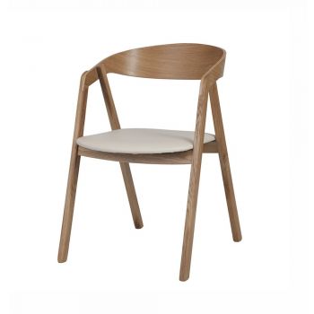 Кресло «Hokku» с мягким сиденьем (деревянный каркас)