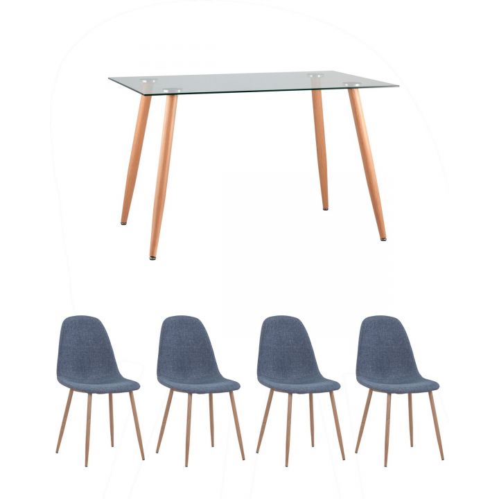 Обеденный комплект (1+4) стол + 4 стула