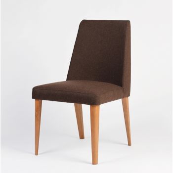 Стул LORA LC01 с мягким сиденьем (деревянный каркас)