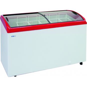 ЛАРЬ морозильный CF 500 C ЛВН-500Г красный (6 корзин)
