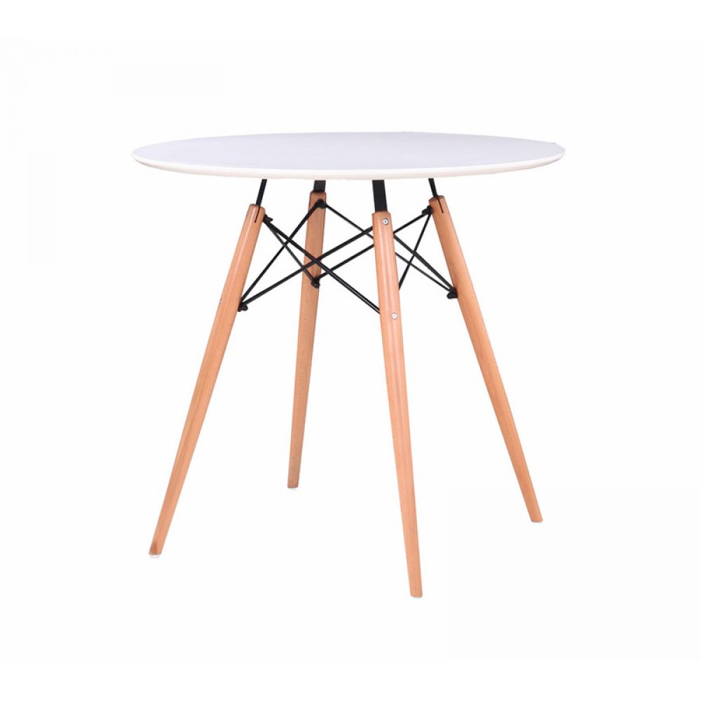 деревянные круглые столы на 4 ногах